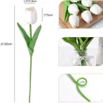 Tulipan Artificial Flores Artificiales Decoracion Ramo X20