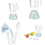 Juego De Cocina Infantil: Licuadora Roja Con Frutas Y Más