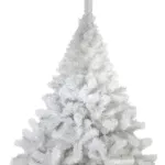 Arbol De Navidad Blanco Montañes Deluxe 2,10mts Pie Metal