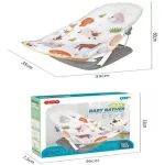 Silla Mecedora Plegable Para Baño Bebe Pileta Bañera Color Blanco