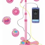 Micrófono Infantil Karaoke Luces Conexión Mp3 Celular