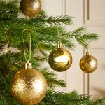 Bolas De Navidad 6cm Adornos Navideños Tubo X20 Esferas
