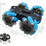 Auto A Control Remoto Acrobático Vehículo Luz Led Giro 360°