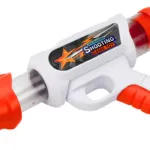 Dinosaurio Con Pistola De Lanza Dardo Pelota Juego Al Blanco