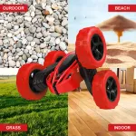 Auto A Radio Control Remoto Luz Giro 360° Acrobático Stunt