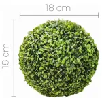 Esfera Planta Artificial Decoracion Cesped 18cm