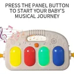 Gimnasio Piano Manta Con Sonajeros Para Bebe Luz Sonido