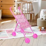 Cochecito Para Muñecas Coche Bebe Muñeca Juguete Plegable 