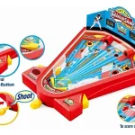 Juego De Mesa Pinball Béisbol Juguete De Habilidad Shoot