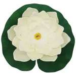 Flor De Loto Flotante Flores Artificiales Decoracion X1