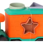 Tren Con Figuras Encastrables Juguete Eco Bioplastico