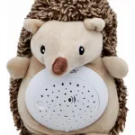 Peluche Erizo Con Luz Y Música Juguete Proyector Giratorio