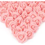 Mini Rosas Flores Artificiales Decoracion Pack X100