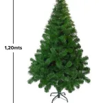 Árbol De Navidad Tradicional Expreso Polar Tronador De Lujo De 1.2m Verde