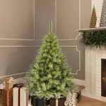 Arbol De Navidad Ciprés 1,50m Tope De Gama Ultra Frondoso