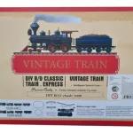 Pista De Tren A Pila Vias 1 Locomotora +3 Vagones Juguete