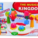 Set De Actividades Musical Sonajero Con Luz Para Bebe Color Blanco