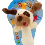 Sonajero Juguete Peluche Con Chifle Para Bebé