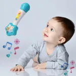Micrófono Musical Juguete Para Bebes Con Luz Y Sonido