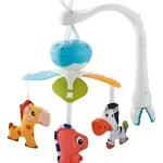 Movil Cunero Cuna Musical Giratorio Cochecito Bebe Animales