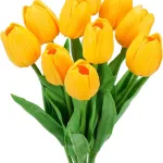 Tulipan Artificial Flores Artificiales Decoracion Ramo X5