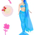 Muñeca Sirena Con Luz Y Accesorios Juguete