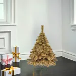 Arbol De Navidad Oregon De Lujo 1,20m Pie Metal Fabesa