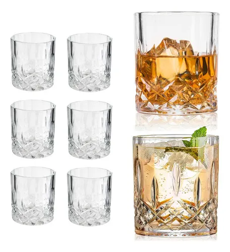 Producto Set X6 Vasos Para Whisky Tragos 218ml Color Transparente Imagen