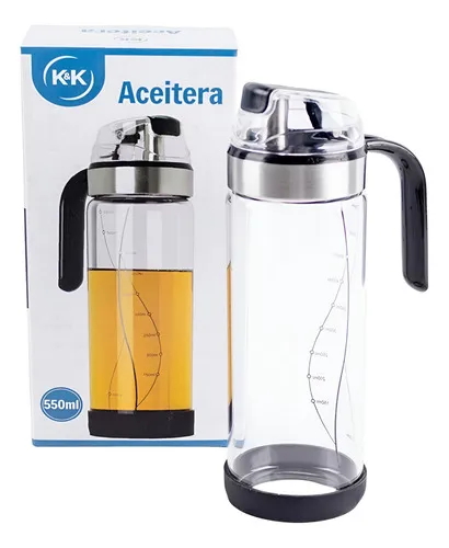 Producto Dispenser De Vidrio Para Aceite Vinagre 550ml Automático Imagen