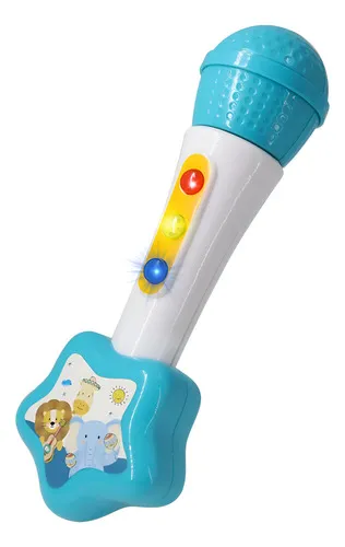 Producto Micrófono Musical Juguete Para Bebes Con Luz Y Sonido Imagen