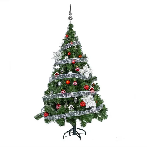 Producto Arbol Navidad Tronador 1,50 + Kit 40 Rojo Plata Black Friday Imagen