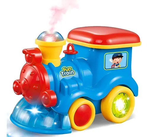 Producto Tren A Vapor Con Luz Sonido Y Movimiento Juguete Para Bebe Imagen