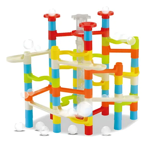 Producto Laberinto De Bolitas Didactico Escalera Pelotas 88 Piezas Color Rojo Imagen