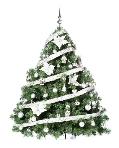 Producto Arbol Navidad Patagonia Xl 1.50mt + Deco Plata Cybermonday Imagen