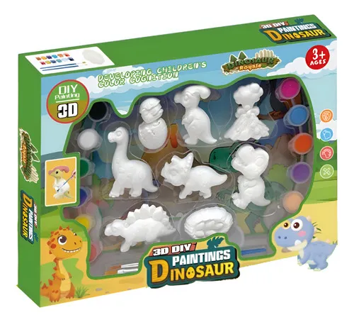 Producto Kit De Arte Figuritas De Yeso Juego Manualidades 3d Imagen