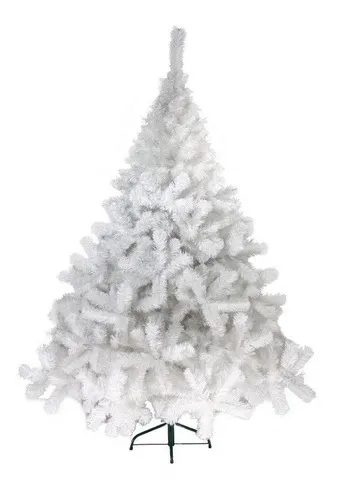 Producto Arbol De Navidad Blanco Montañes Deluxe 1,30mts Pie Metal Imagen