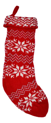 Producto Botas Navideñas Xl Tejidas Decoracion Navidad Adorno X1 Imagen