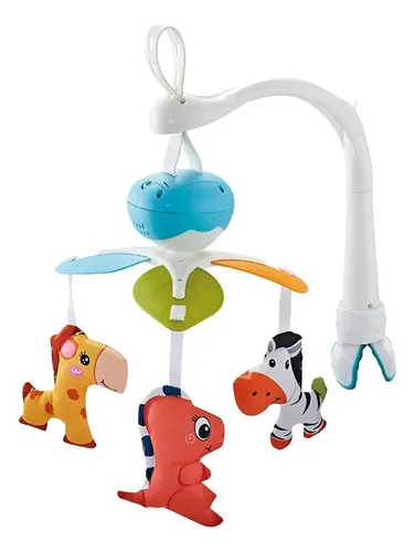 Producto Movil Cunero Cuna Musical Giratorio Cochecito Bebe Animales Imagen