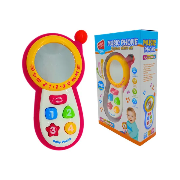 Telefono Celular Didáctico Bebe Con Luz Y Sonido