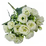 Ramo Mini Rosa Rococo Flores Artificiales 30cm Decoración X1