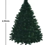 Árbol De Navidad  Montañes Deluxe 2.1mts Base Metálica