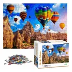 Rompecabezas Puzzle 1000 Piezas Globos Aerostáticos Paisaje