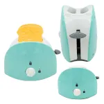 Tostadora Con Accesorios Juguete Con Mecanismo Real Cocina Color Agua