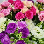 Ramo Mini Rosa Rococo Flores Artificiales 30cm Decoración X1