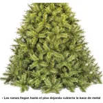 Arbol De Navidad Ciprés 2,10m Tope De Gama Ultra Frondoso