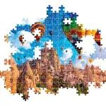 Rompecabezas Puzzle 1000 Piezas Globos Aerostáticos Paisaje