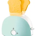 Tostadora Con Accesorios Juguete Con Mecanismo Real Cocina Color Agua