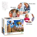 Rompecabezas Puzzle 1000 Piezas Globos Aerostáticos Paisaje