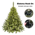 Arbol De Navidad Ciprés 2,10m Tope De Gama Ultra Frondoso