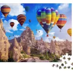 Rompecabezas Puzzle 1000 Piezas Globos Aerostáticos Paisaje